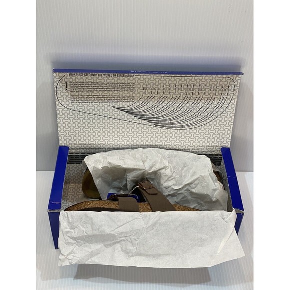 Birkenstock Mayari Birko Flor Regular width, Mocca Sandals Size 7 - Picture 8 of 9